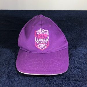 🎃4/20🎃Pink and purple girls cap with Micah quote